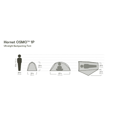 NEMO Equipment Hornet OSMO™ Ultralight Backpacking Tent 1P