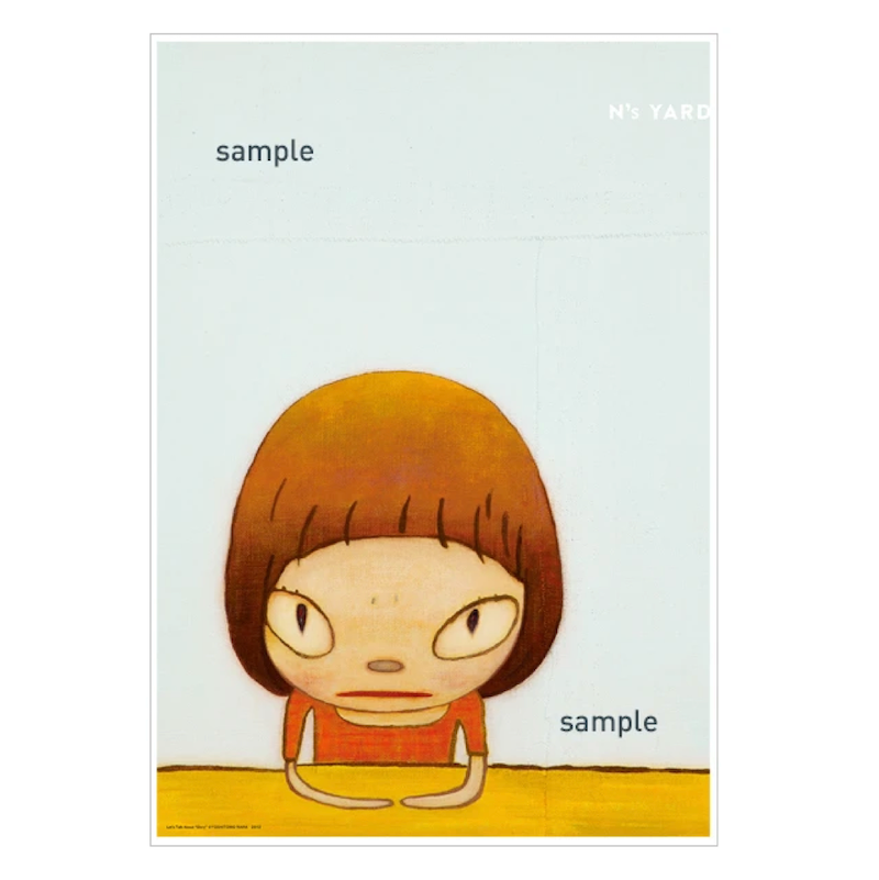 Let's talk about Glory Poster by Yoshitomo Nara